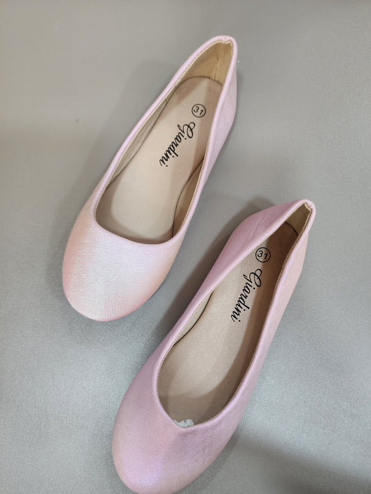 Stock flat shoes (pink)