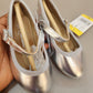 Stock flat shoes (silver)