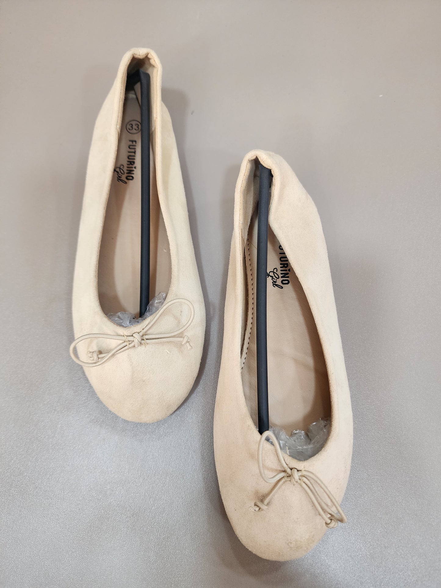 Stock flat shoes(cream)