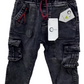 Boys cargo jean pencil design