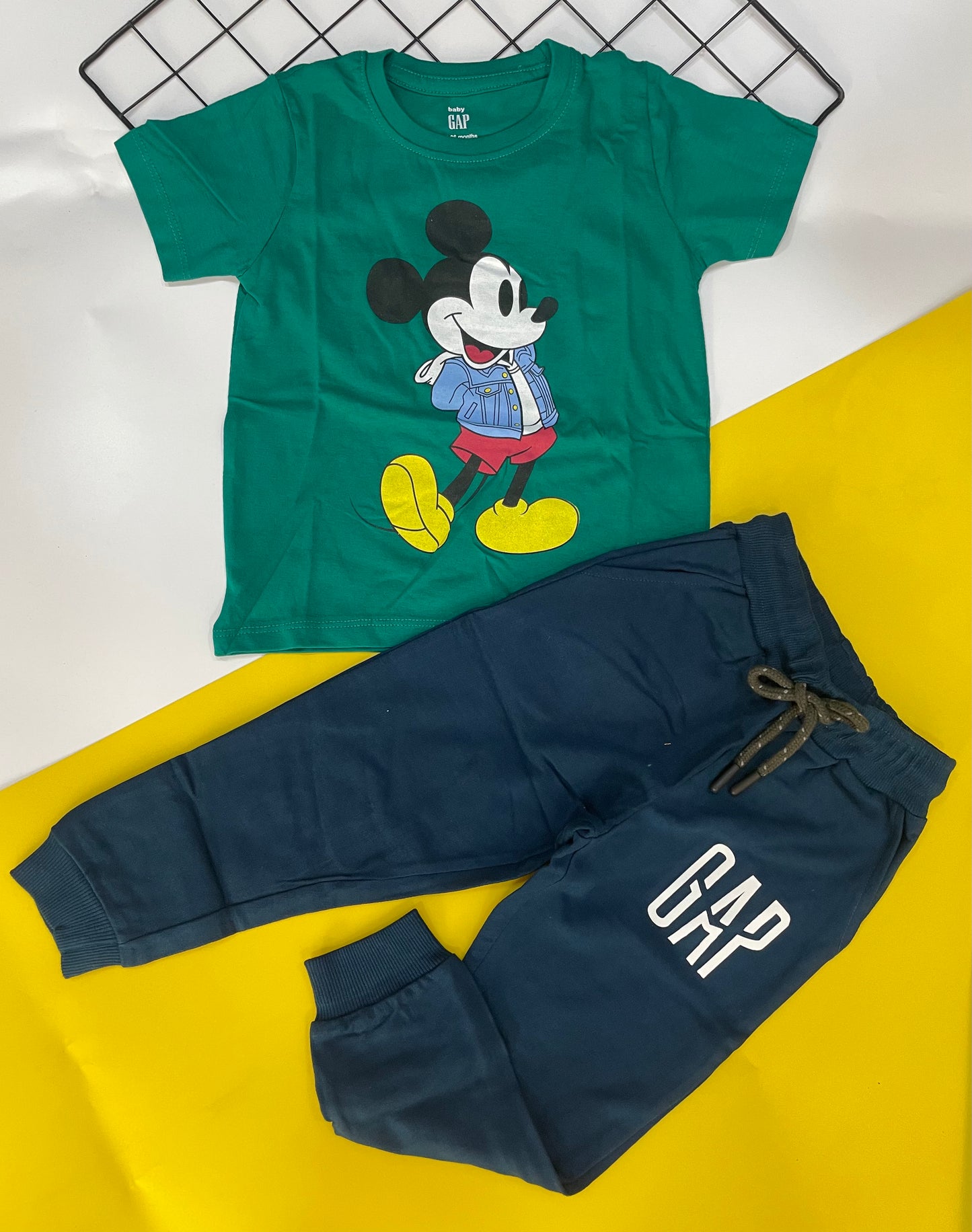 Boys 2 piece set (baby GAP)runs small pick 2 sizes higher