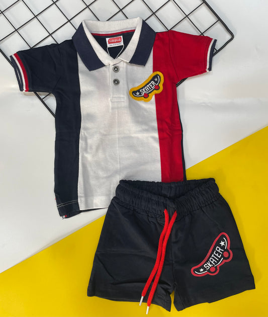 Boys 2 piece set (babyhug)runs small pick 2 sizes higher