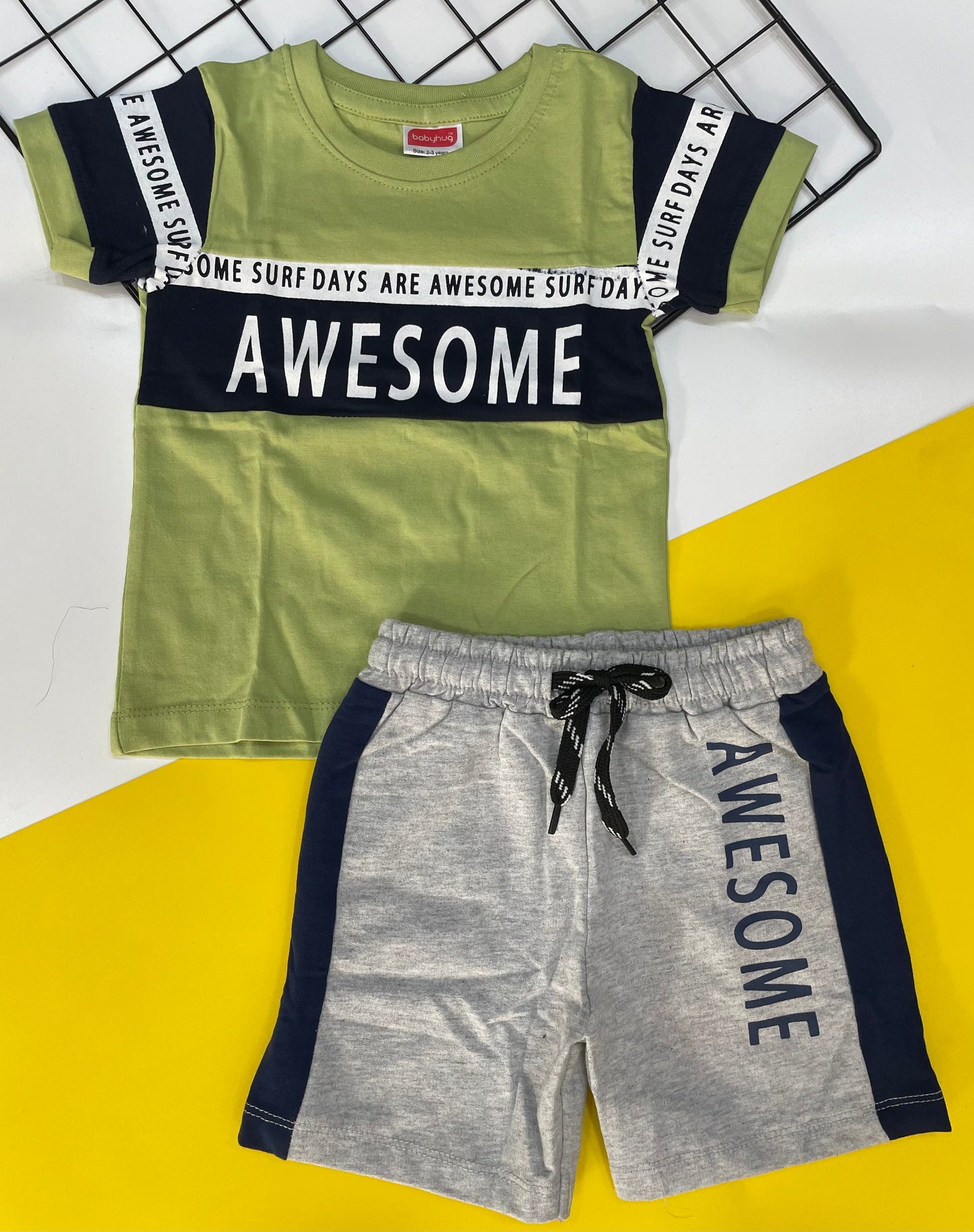 Boys 2 piece set (Babyhub)runs small pick 2 sizes higher