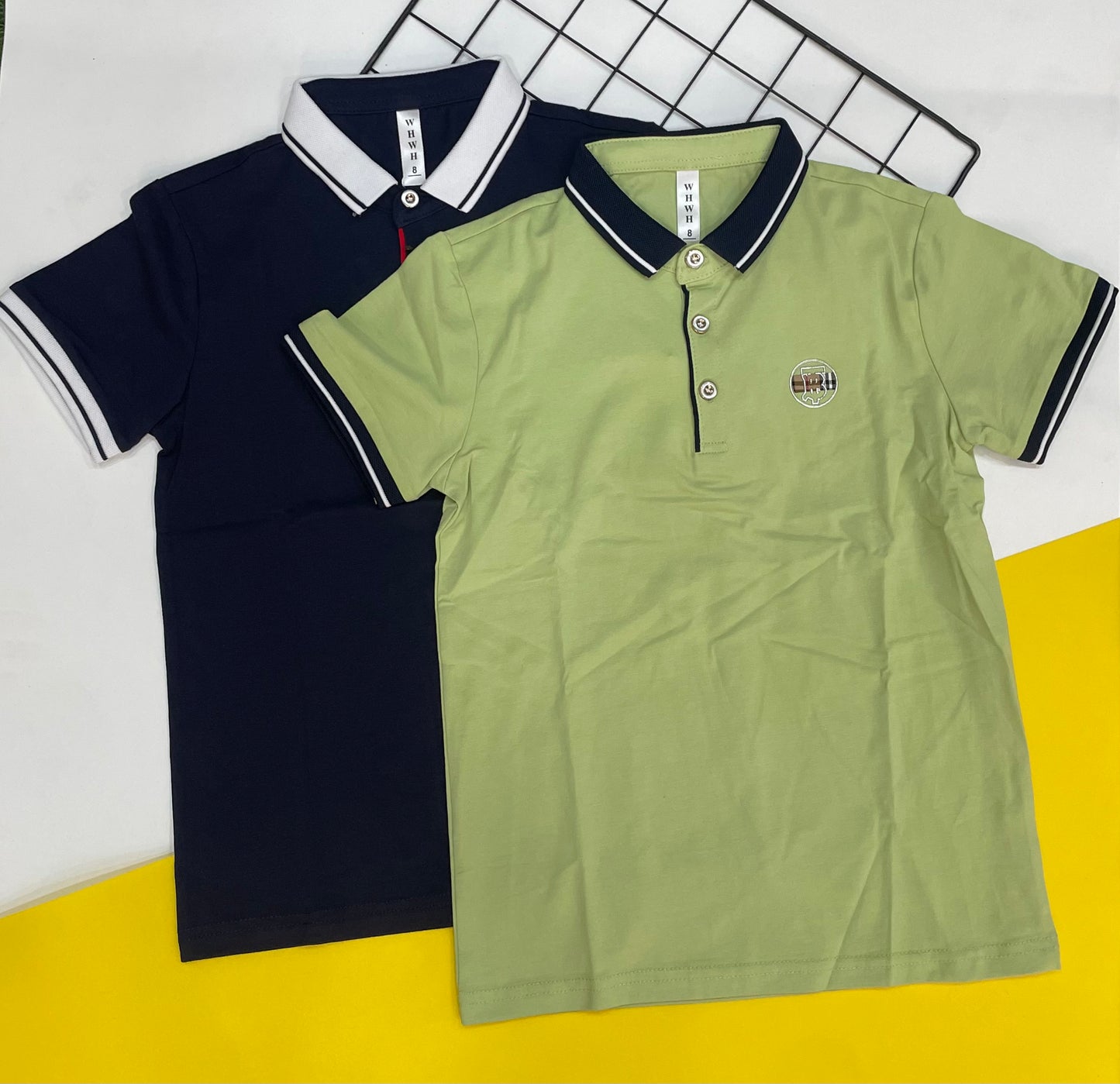 Boys Collar Neck Top (cotton material)