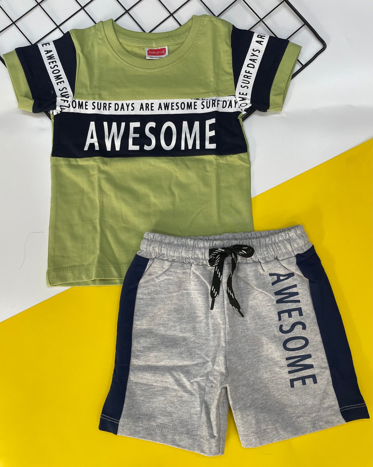 Boys 2 piece set (Babyhub)runs small pick 2 sizes higher