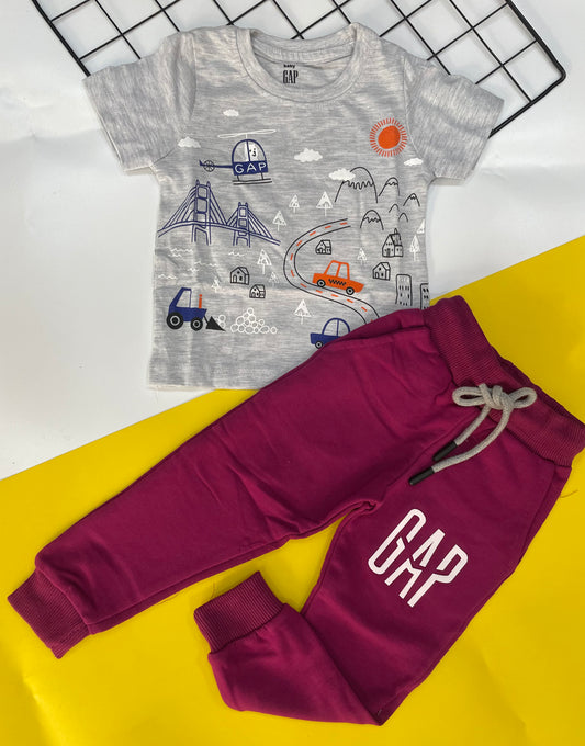 Boys 2 piece set (baby GAP)runs small pick 2 sizes higher