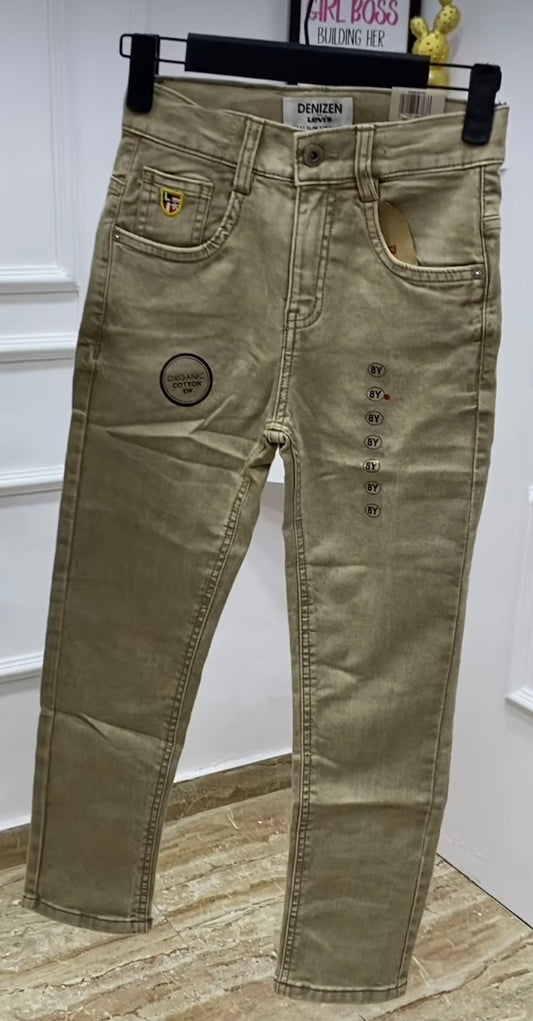 Boys Solid Jean (for chubby kid pick a size higher)