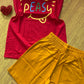 Girls 2 piece set ( pearl vintage)