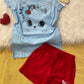 Girls 2 piece set (pearl vintage)