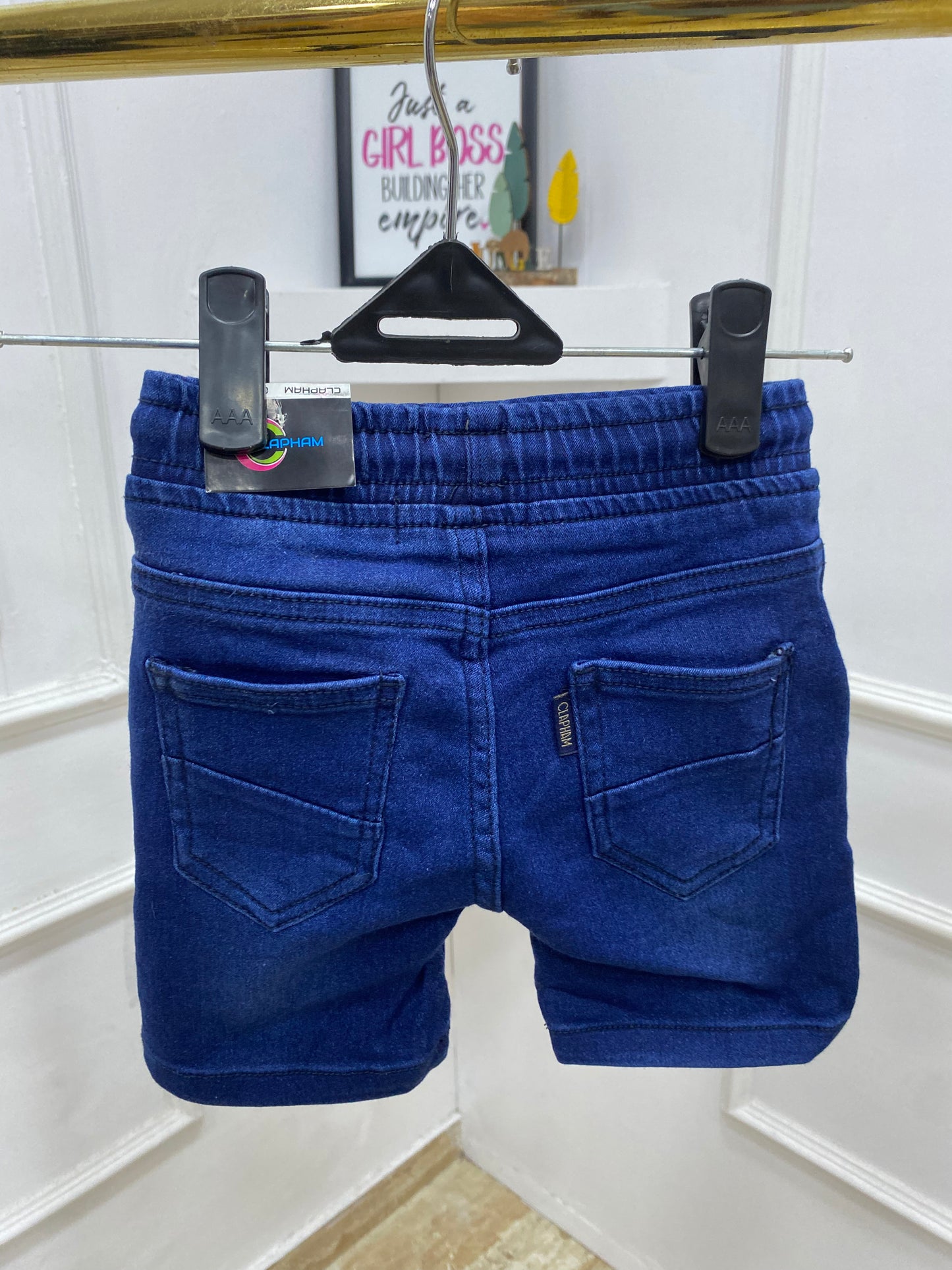 Boys Solid Jean shorts (pick a size higher for better fit)