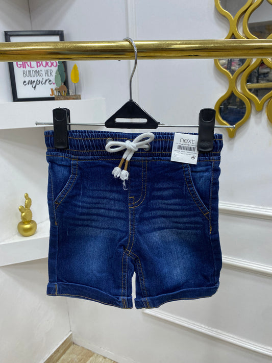 Boys Solid Jean shorts (runs small)