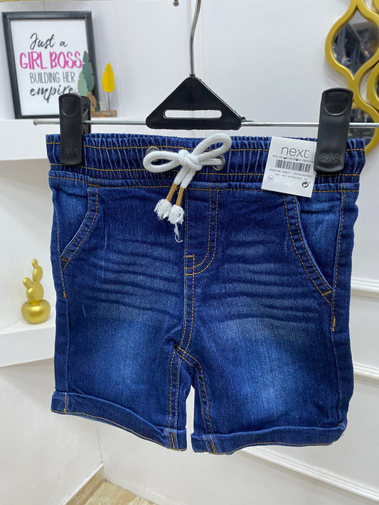 Boys Solid Jean shorts (runs small)