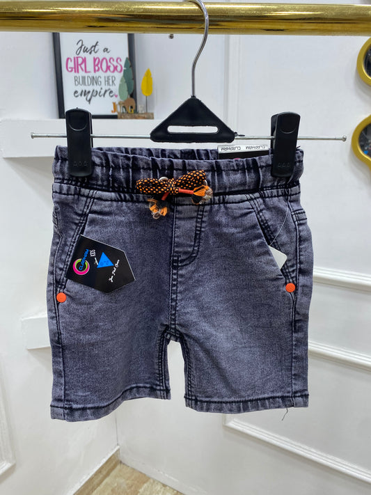 Boys Solid Jean shorts (pick a size higher for better fit)