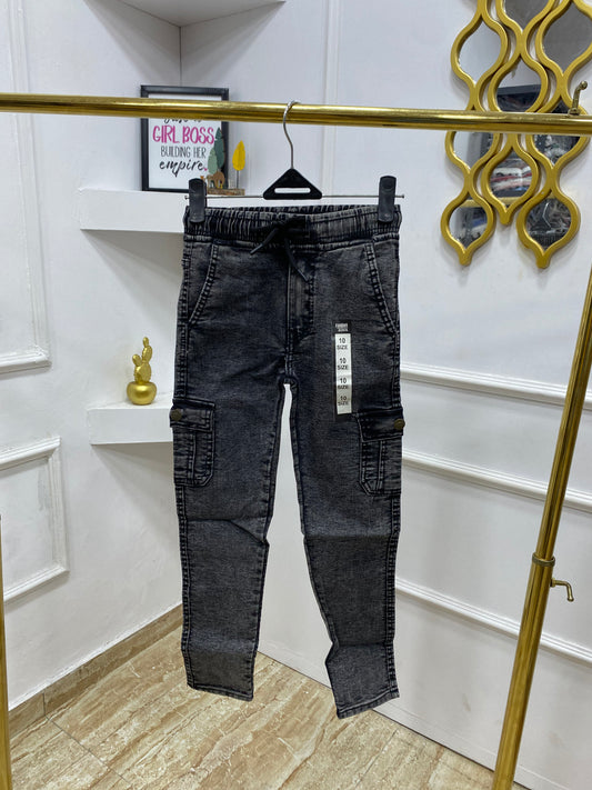 Boys cargo jean pencil design(runs small)