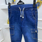 Boys cargo jean pencil design(run small)