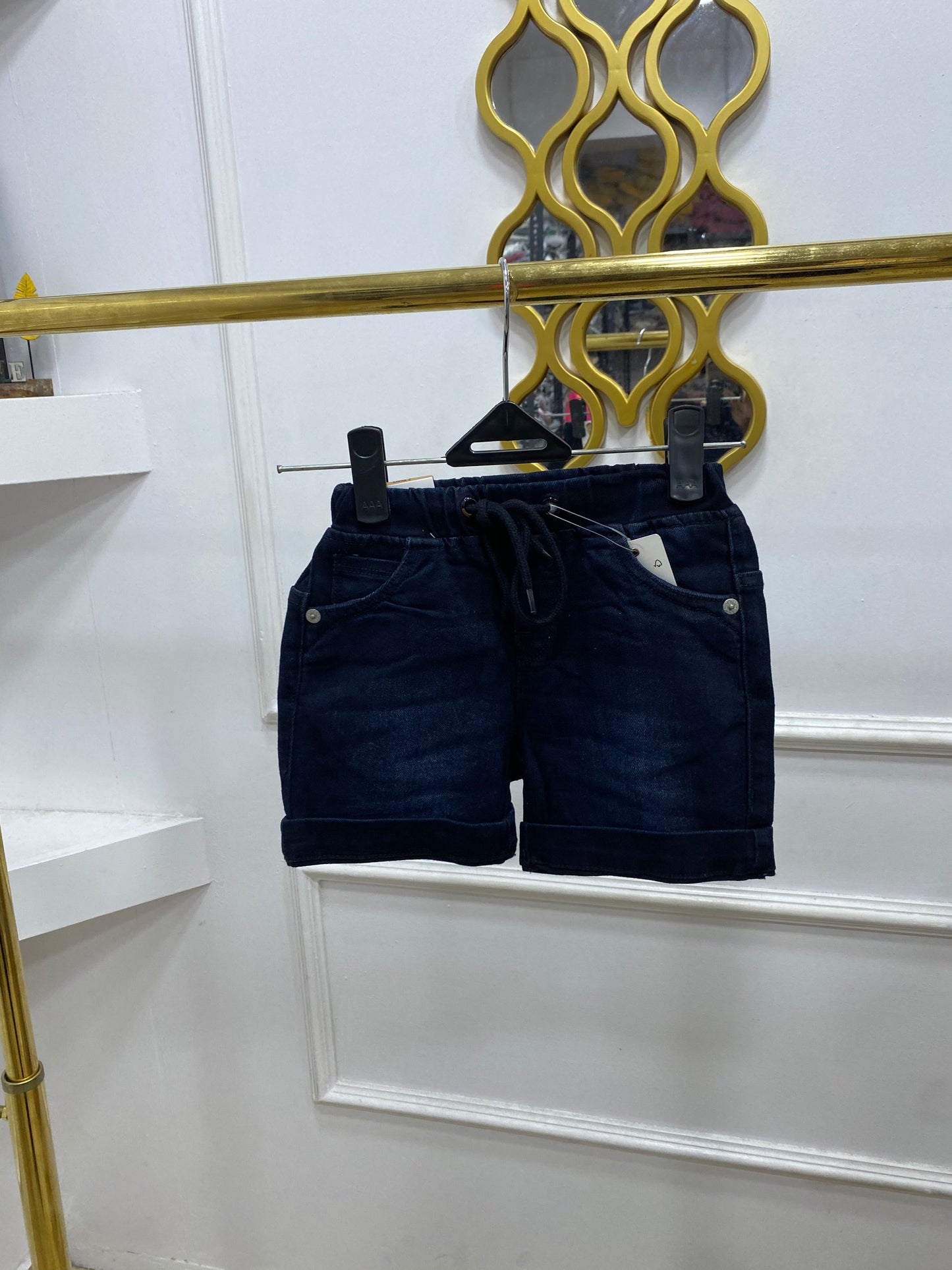 Boys short solid jeans