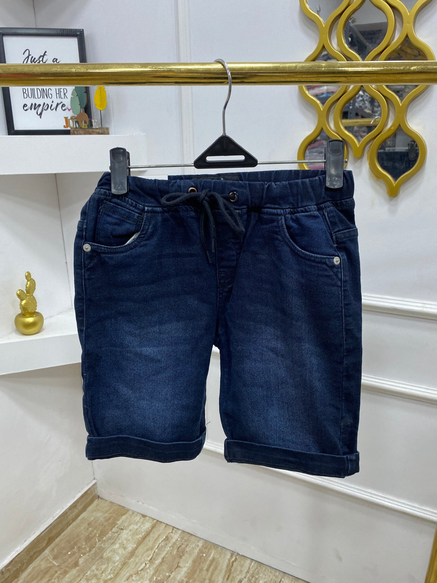 Boys solid short jean