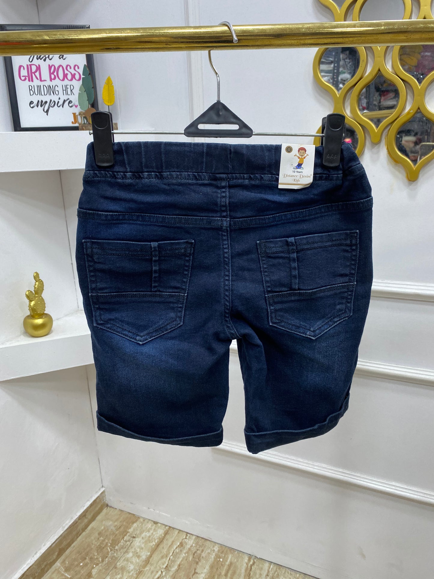 Boys solid short jean