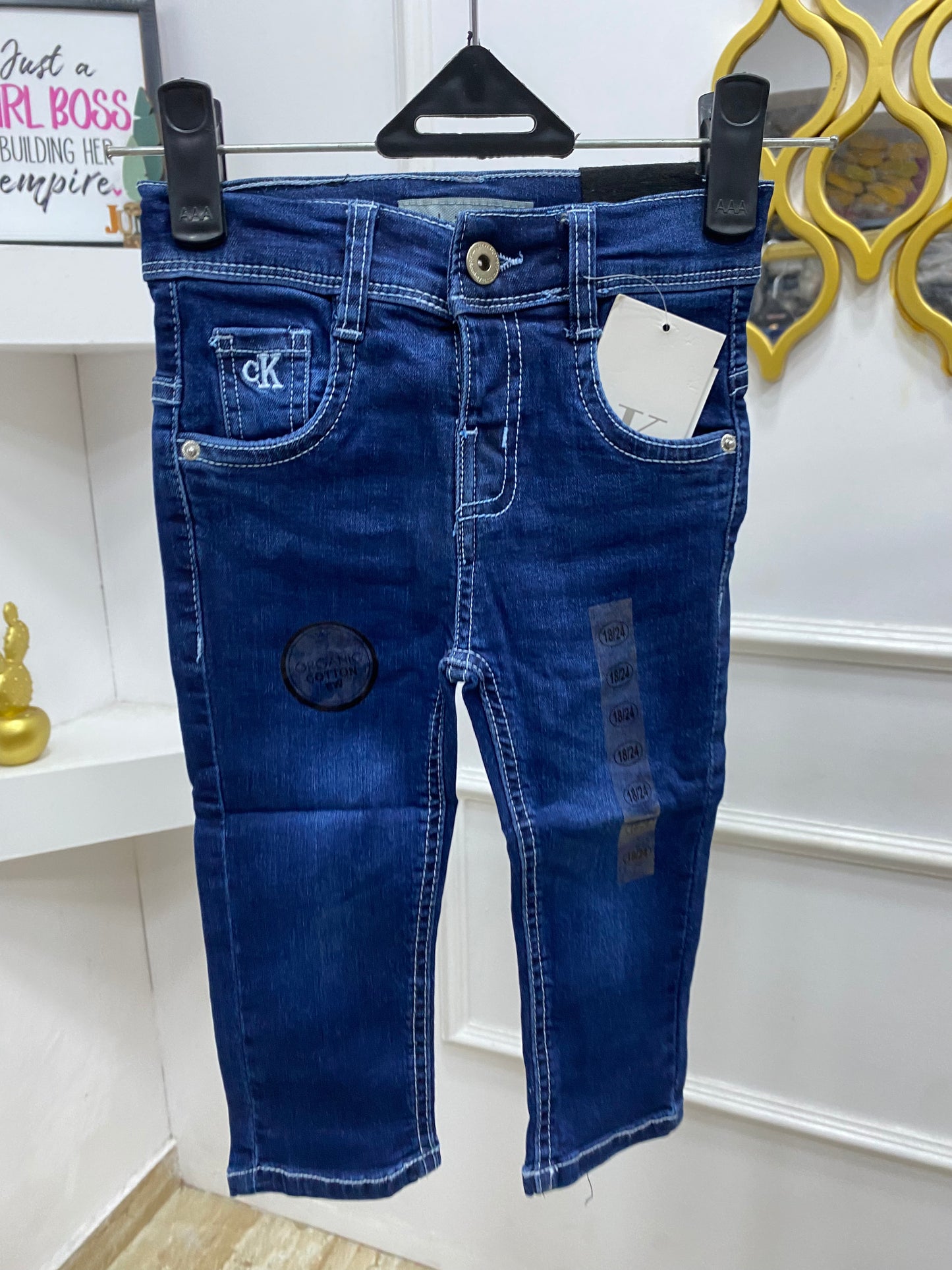 Boys solid jeans (pick a size higher for a better fit)