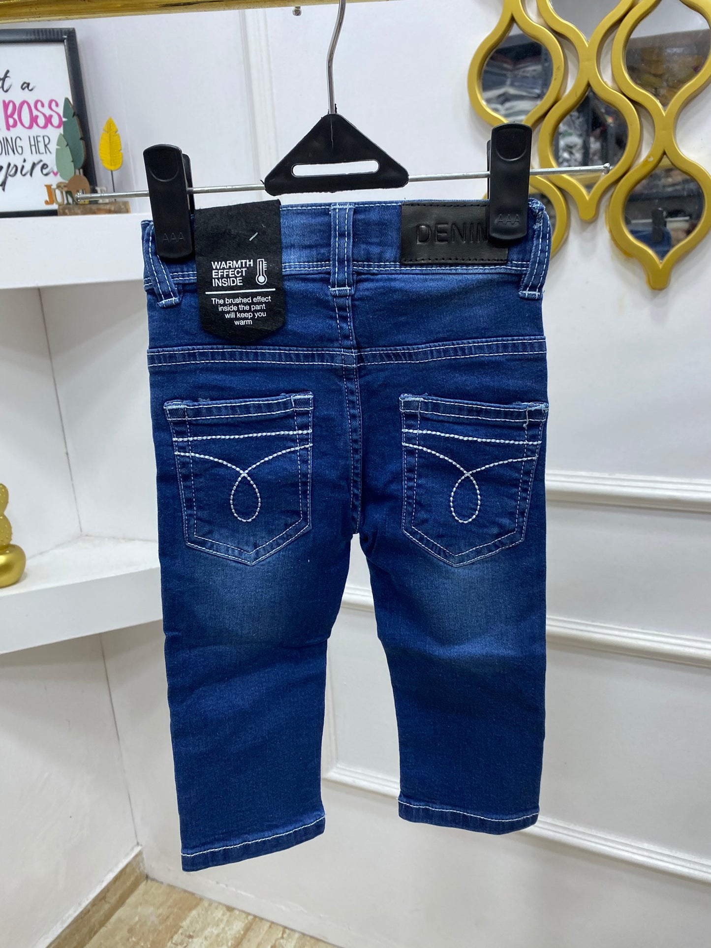 Boys solid jeans (pick a size higher for a better fit)