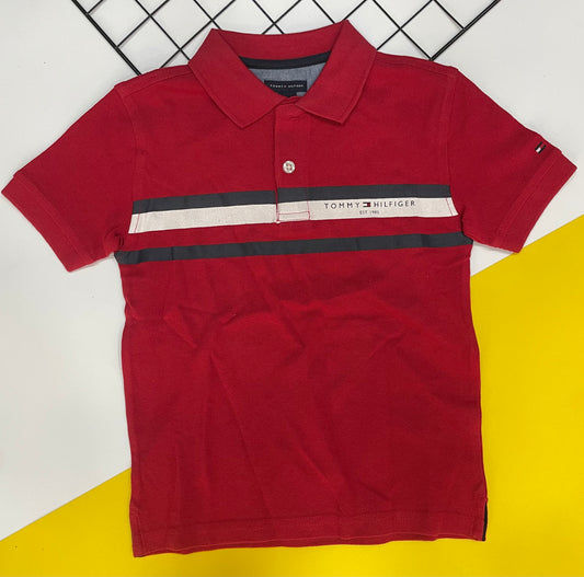 Boys collar neck polo (pick a higher size for a better fit)