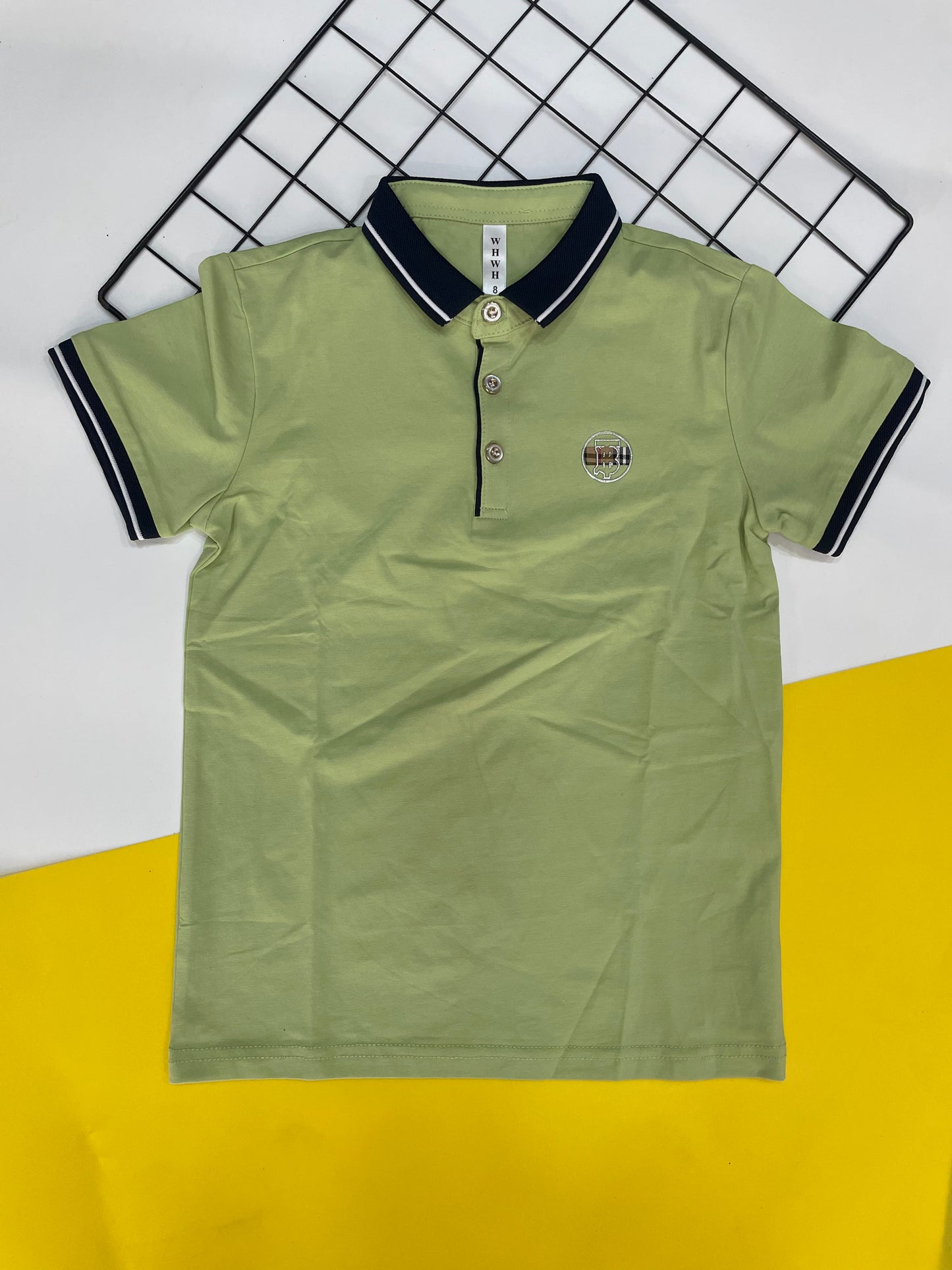 Boys Collar Neck Top (cotton material)